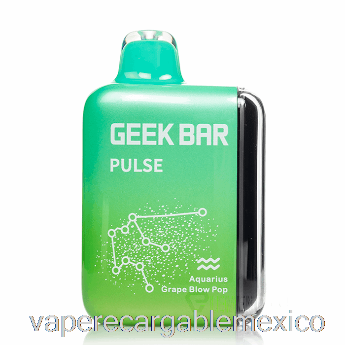 Vape Recargable Geek Bar Pulse 15000 Desechable Uva Golpe Pop